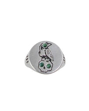 Jernhest - Crona Ring med Sten - Silver - jhstore.se