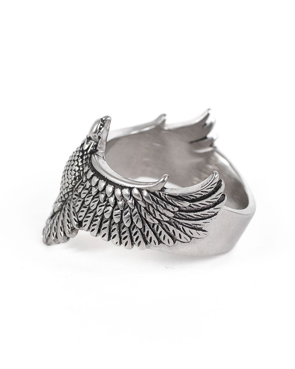 Jernhest - Eddie - Ring Örnmotiv Silver - jhstore.se