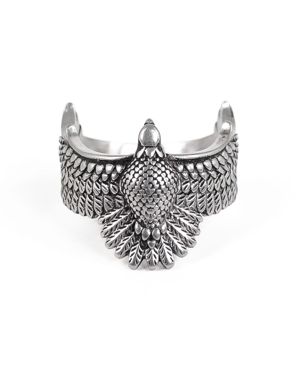 Jernhest - Eddie - Ring Örnmotiv Silver - jhstore.se
