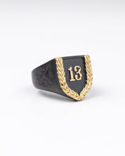 Jernhest - Elias Ring Black - jhstore.se