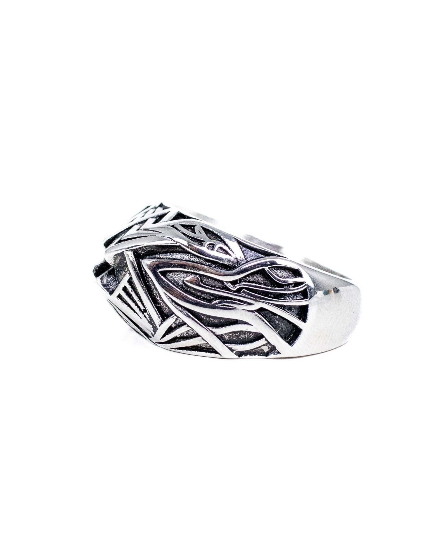 Jernhest - Haldur Silver - Ring i stål - jhstore.se