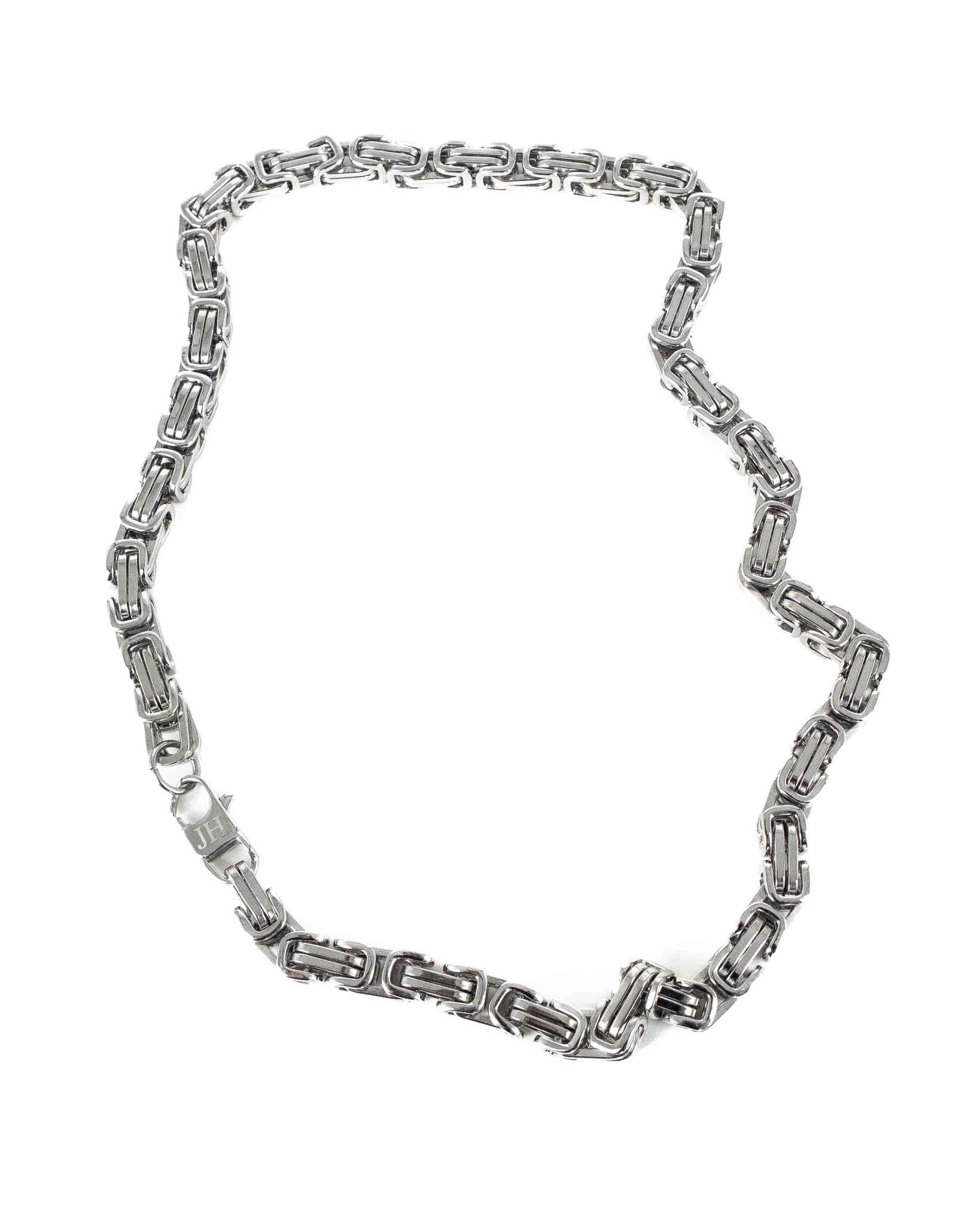 Jernhest - Halsband Kejsarlänk Silver - Osaka - jhstore.se