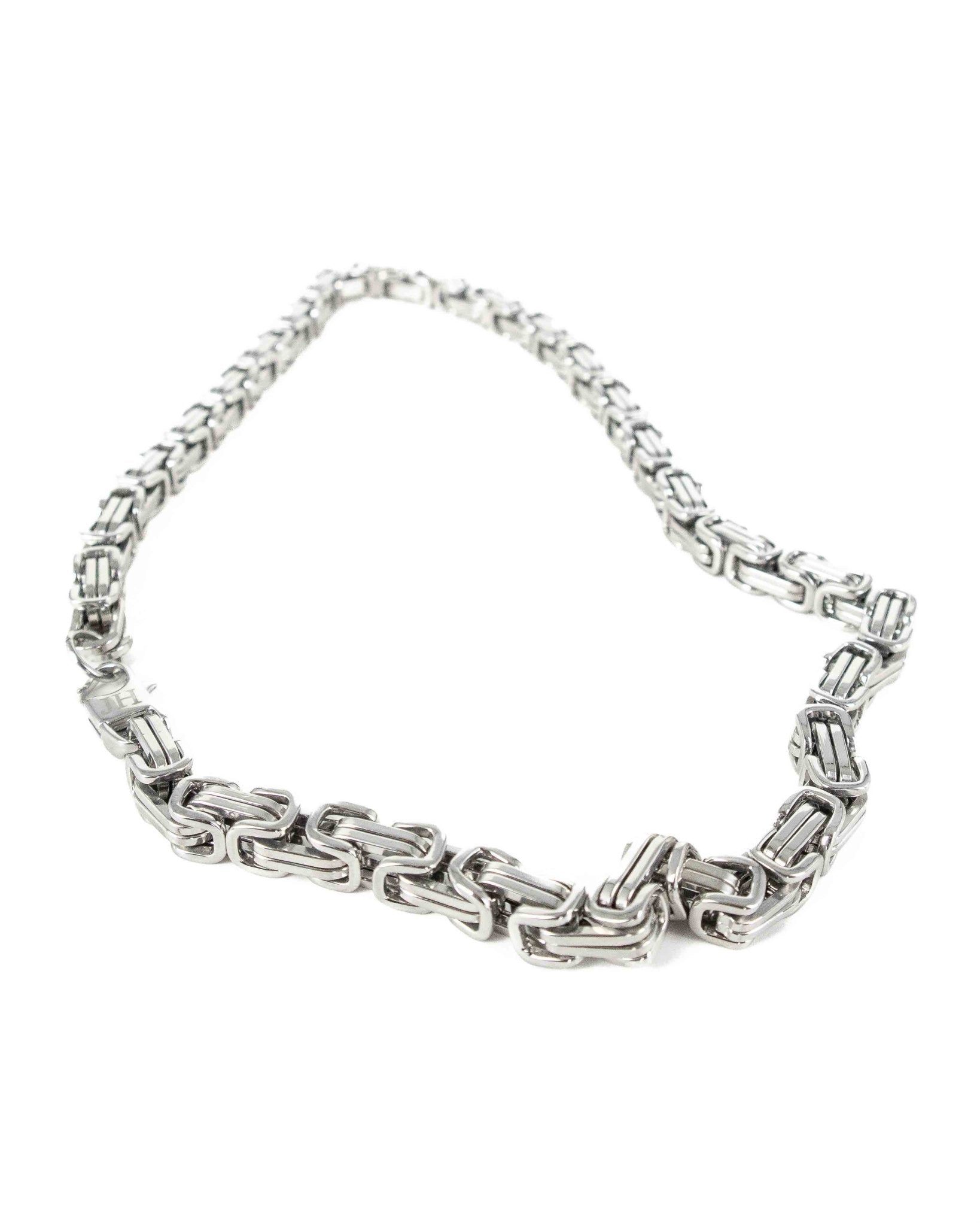 Jernhest - Halsband Kejsarlänk Silver - Osaka - jhstore.se