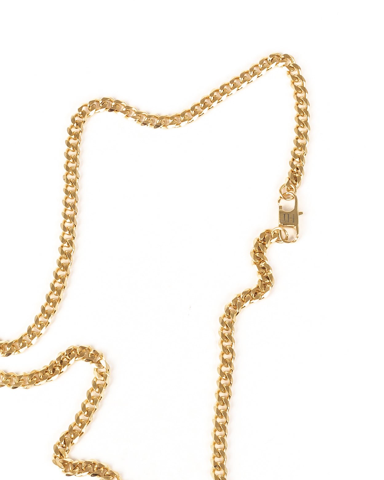 Jernhest - Halsband Kubansk Länk Guld - Havanna - jhstore.se