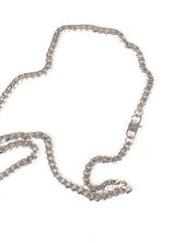 Jernhest - Halsband Kubansk Länk Silver - Havanna - jhstore.se