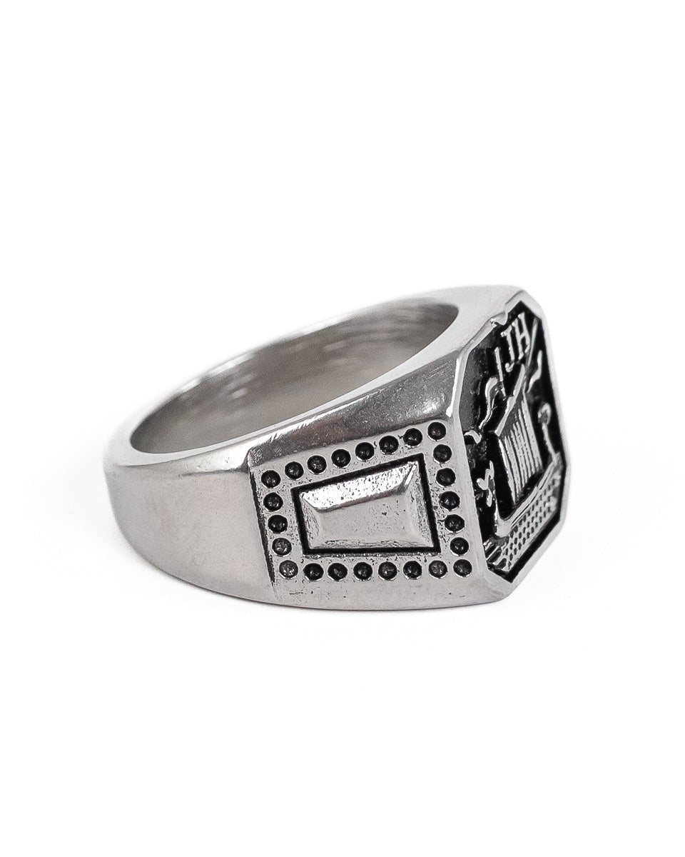 Jernhest - Harald - Ring Vikingaskepp Silver - jhstore.se