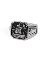 Jernhest - Harald - Ring Vikingaskepp Silver - jhstore.se