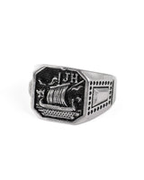 Jernhest - Harald - Ring Vikingaskepp Silver