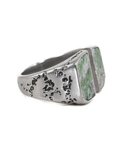 Jernhest - Hovs Ring - Silver - Ring med Kolmårdsmarmor - jhstore.se