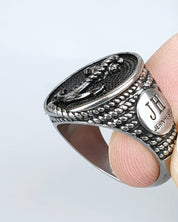 Jernhest - Jan Silver Ring - jhstore.se