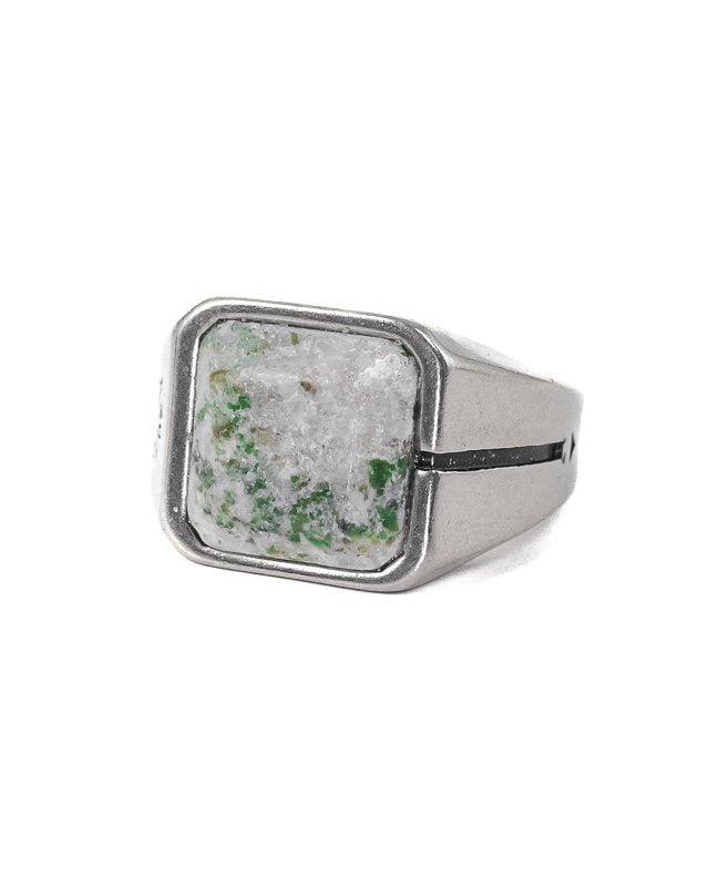 Jernhest - Ljung Ring - Silver - Ring med Kolmårdsmarmor - jhstore.se