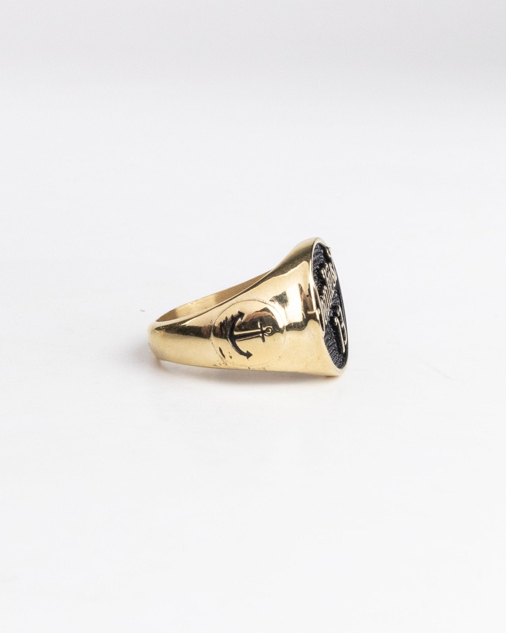 Jernhest - Loyd Gold Ring - jhstore.se