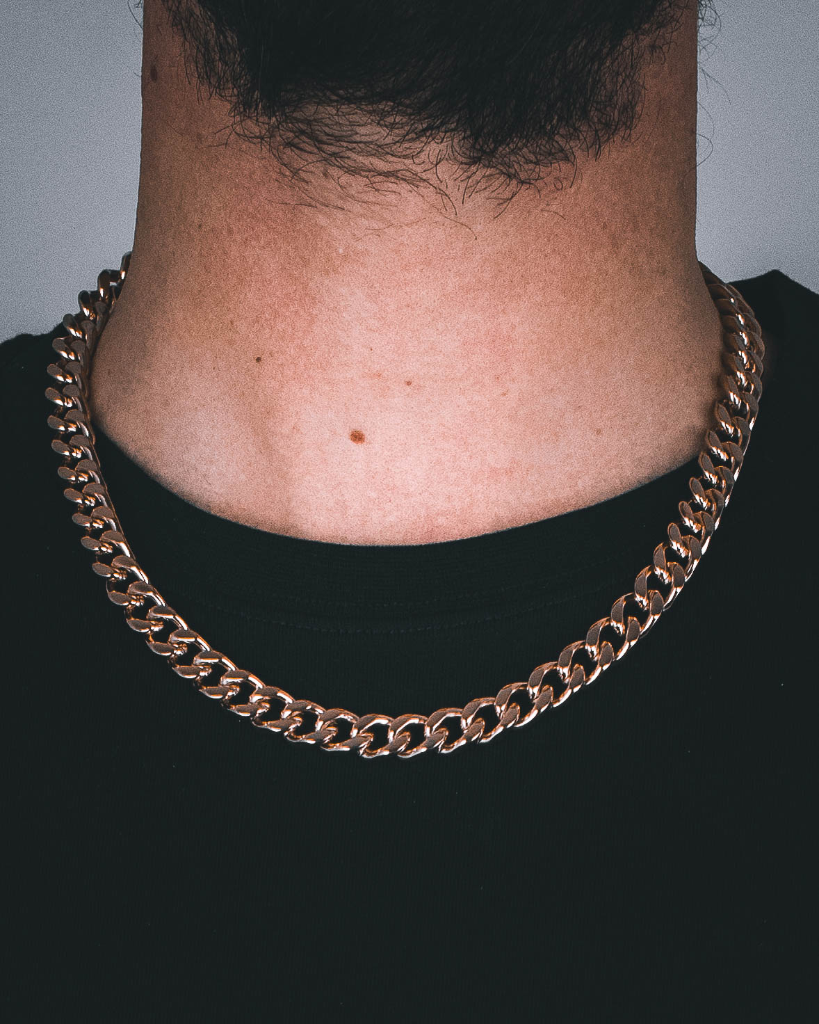 Jernhest - Pajala Guld - Halsband Pansarlänk - jhstore.se