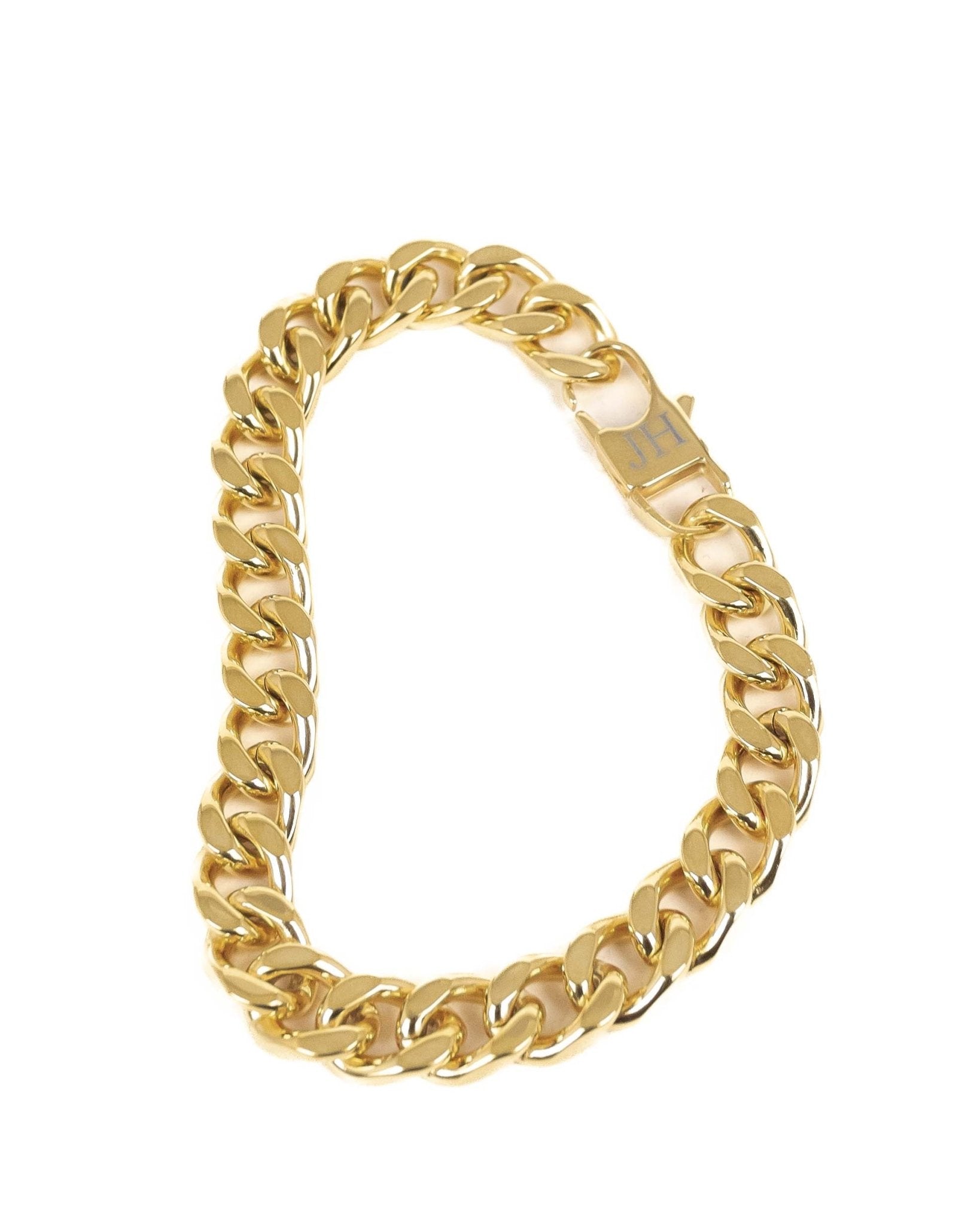 Jernhest - Putte Guld - Armband Pansarlänk - jhstore.se