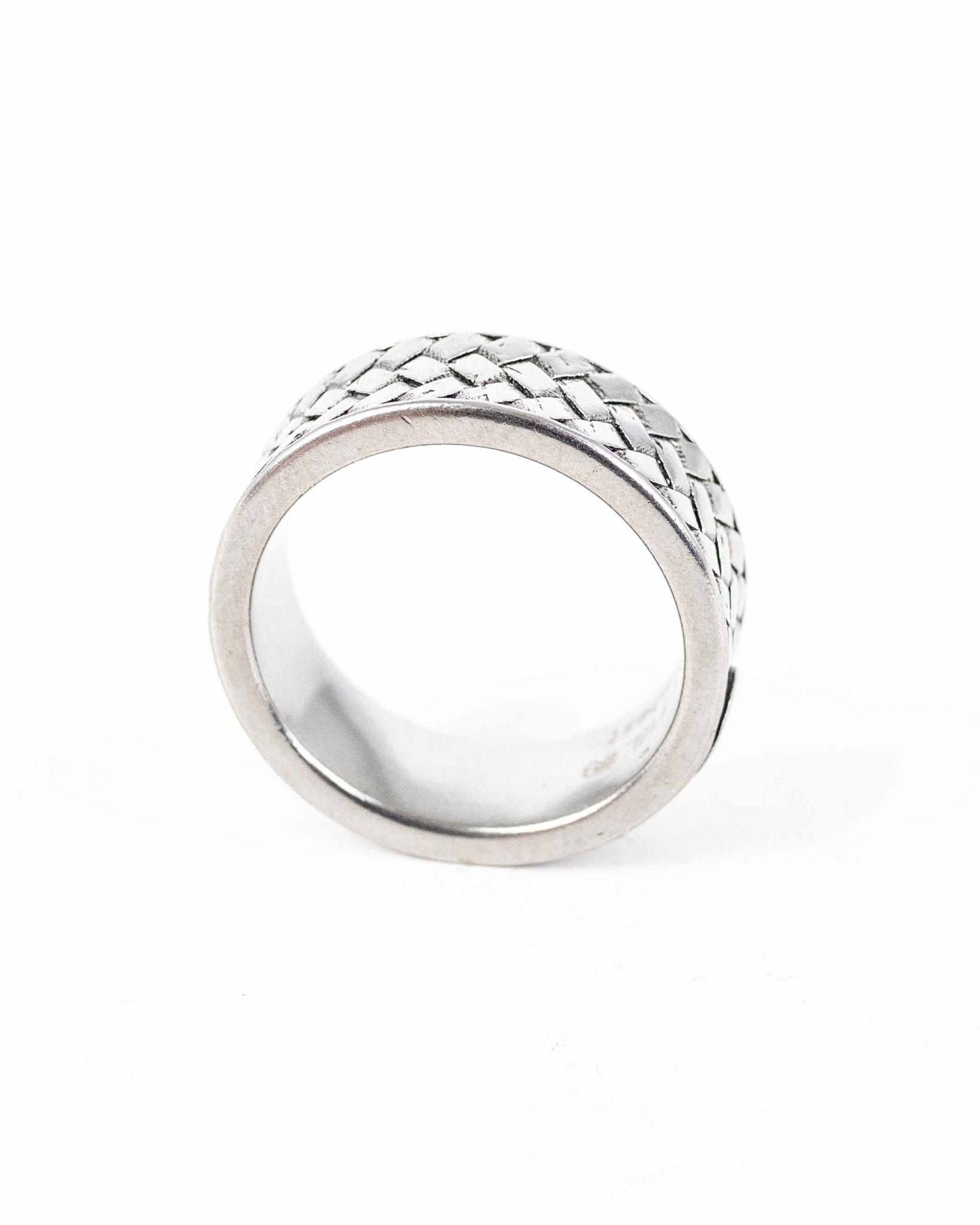 Jernhest - Ring med fiskbensmönster - Clarence - jhstore.se