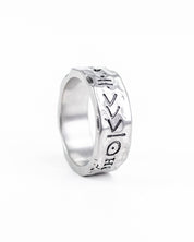 Jernhest - Ring Med Symboler - Fred - jhstore.se