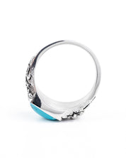 Jernhest - Ring Turkos Sten - Turok - jhstore.se