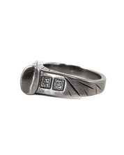 Jernhest - Sern Ring - Antik silver - Smidd spik - jhstore.se
