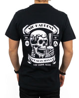 Iron Horse Sip Happens Tee - Men's T-shirt with Skull Print