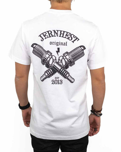 Jernhest - Spark Tee White - jhstore.se