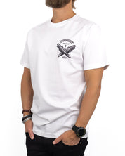Jernhest - Spark Tee White - jhstore.se
