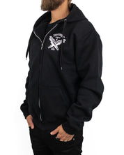 Jernhest - Spark Zip Hood Black - jhstore.se