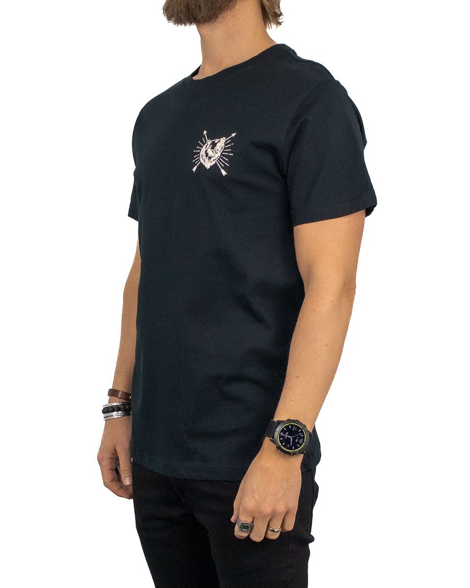 Jernhest - T-shirt m Björn Svart - Bear Spirit - jhstore.se