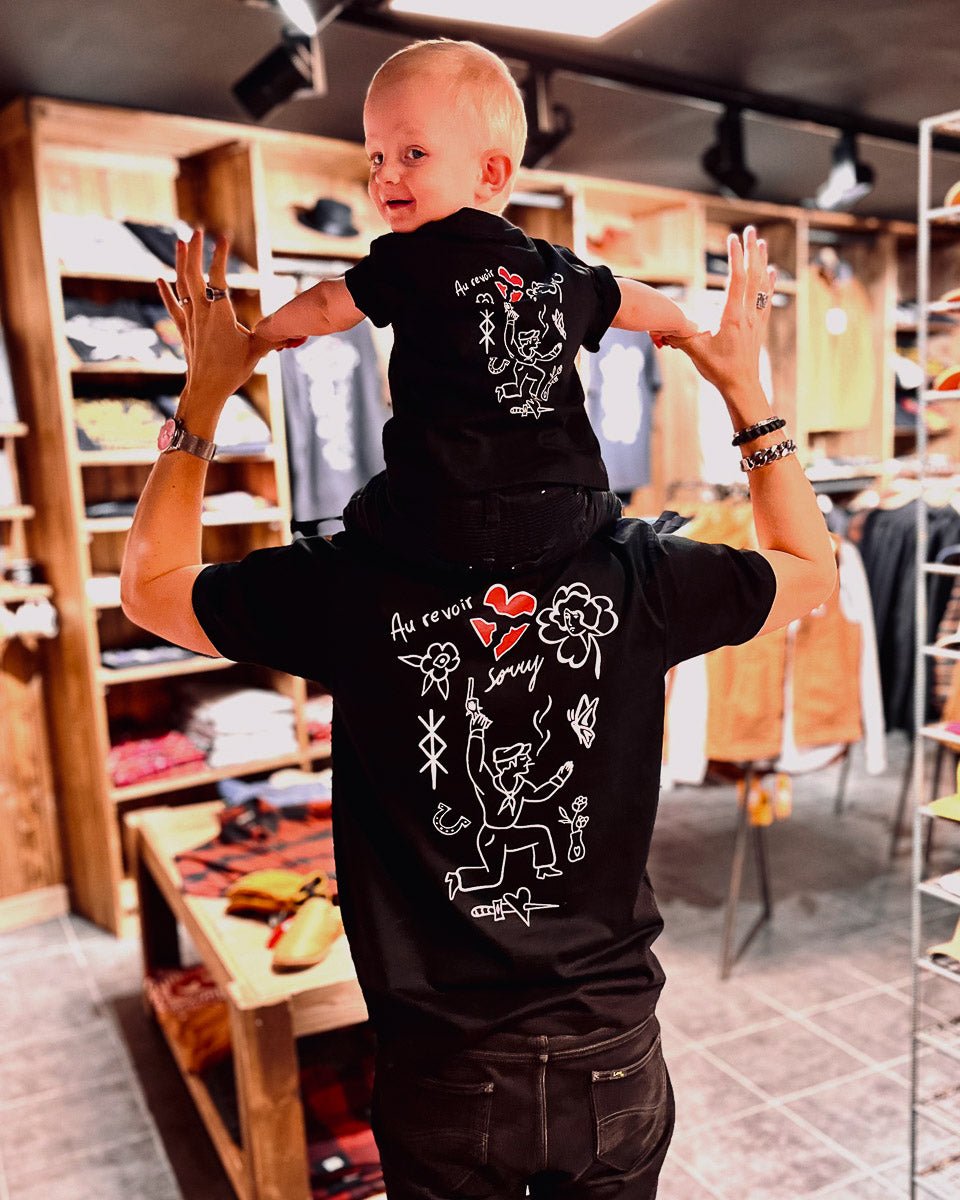 Jernhest - T-shirt Svart - So Sorry - jhstore.se