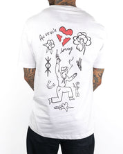 Jernhest - T-shirt Vit - So Sorry - jhstore.se