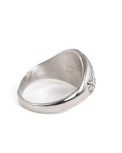 Jernhest - Tomas - Oval Klackring Silver/Guld - jhstore.se