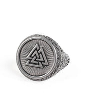 Jernhest - Valter - Ring Valknut Silver - jhstore.se