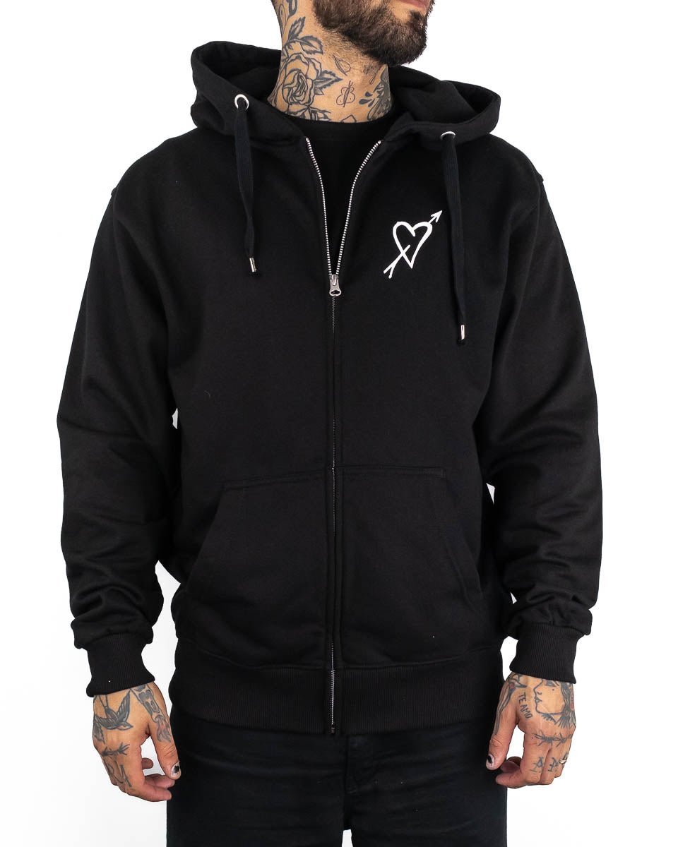 Jernhest - Zip Hood Svart - So Sorry - jhstore.se