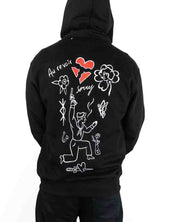 Jernhest - Zip Hood Svart - So Sorry - jhstore.se