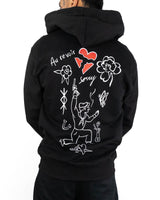 Jernhest - Zip Hood Svart - So Sorry