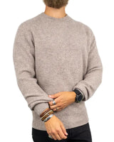 Resteröds - Stickad Tröja - Michael - Khaki / Beige