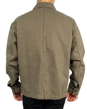 Resteröds Armstrong overshirt i olivgrönt, baksida
