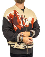 Wrangler - Cardigan - Full Zip Cardigan Desert Scenic - Khaki / Beige
