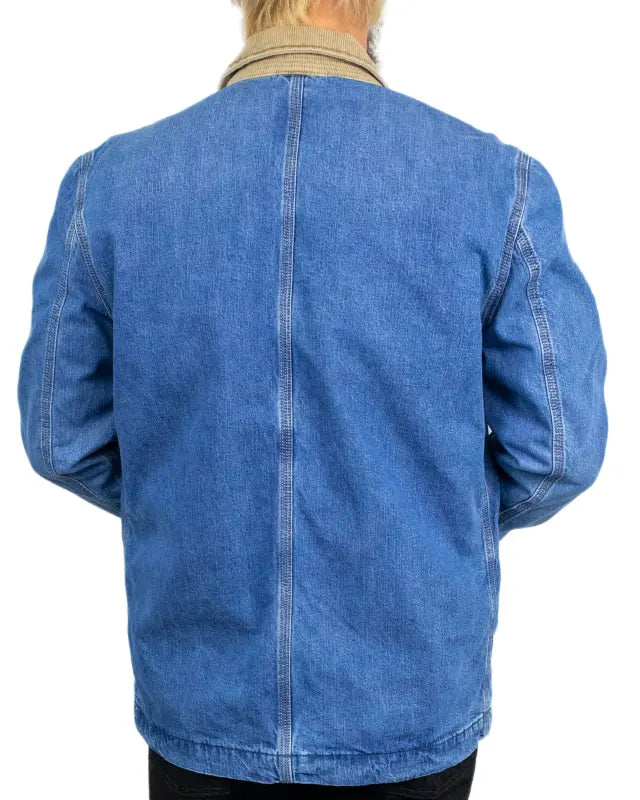 Lee 91LJ Chore Jacket Vintage Wear i blått, baksida