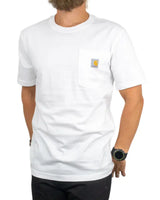 Carhartt - T-shirt - K87 Dearborn Relaxed Pocket - Vit