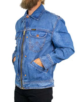Wrangler - Jeansjacka - Super Jeans Jacket Cowboy Fade - Blå