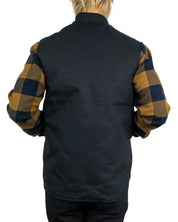 Carhartt V01 Insulated Rib Collar väst i svart, baksida