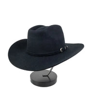 Brixton Prescott Brick Top cowboyhatt i svart ullfilt, produktbild 1