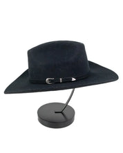 Brixton Prescott Brick Top cowboyhatt i svart ullfilt, produktbild 3