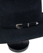 Brixton Prescott Brick Top cowboyhatt i svart ullfilt, produktbild 4
