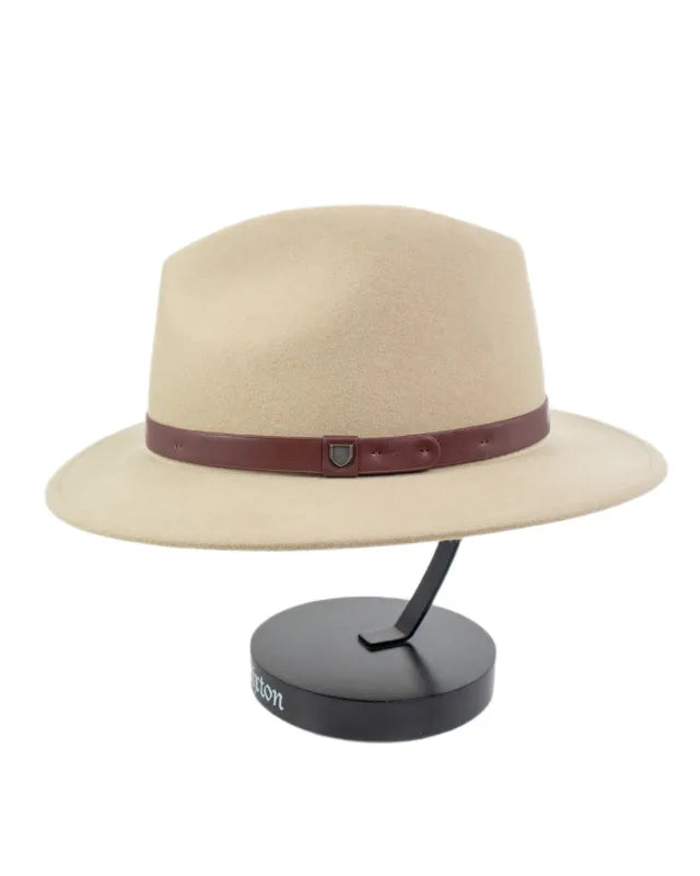 Brixton Messer Fedora i beige ullfilt, produktbild 2