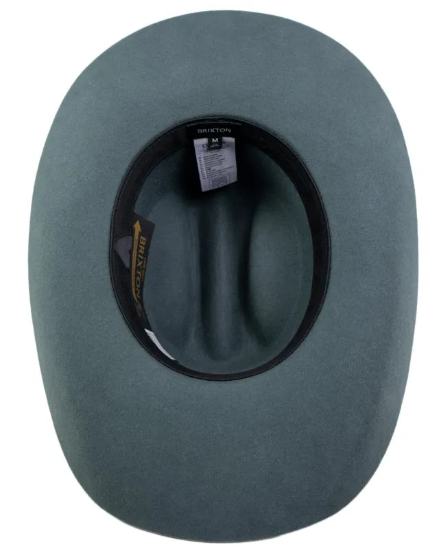 Brixton Laredo WTHR GUARD cowboyhatt i grå ullfilt, produktbild 4