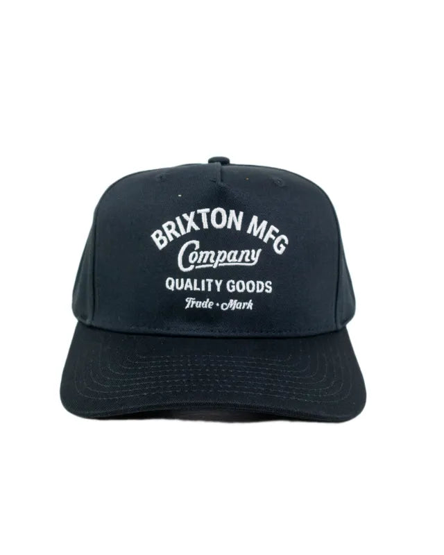 Brixton Stratton Snapback keps i svart, produktbild 2