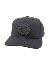 Brixton Crest Snapback keps i svart ull och akryl, produktbild 1