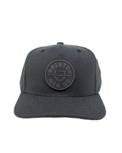 Brixton Crest Snapback keps i svart, produktbild 2