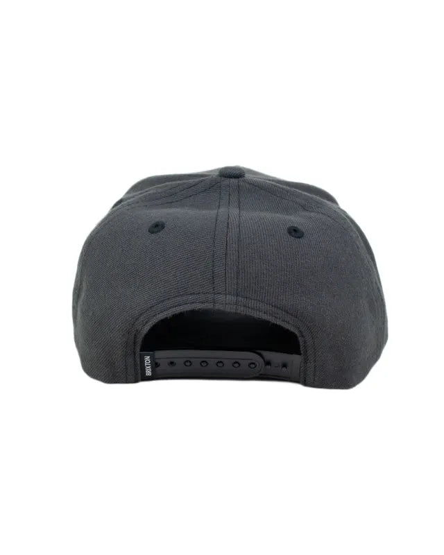 Brixton Crest Snapback keps i svart, produktbild 4